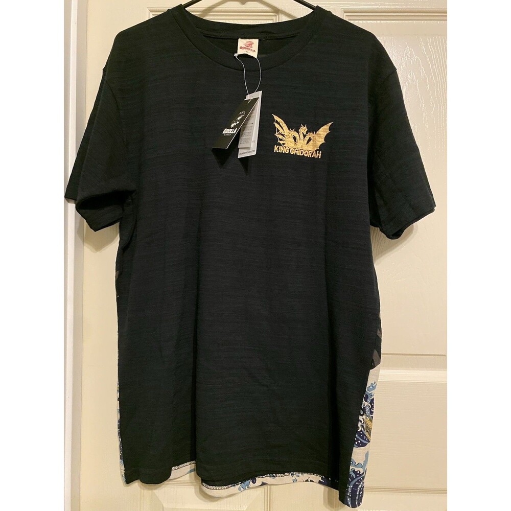 Godzilla Ukiyo-e King Ghidorah Printing T-Shirt GZUT-008 JAPAN XL / Fits L NWT